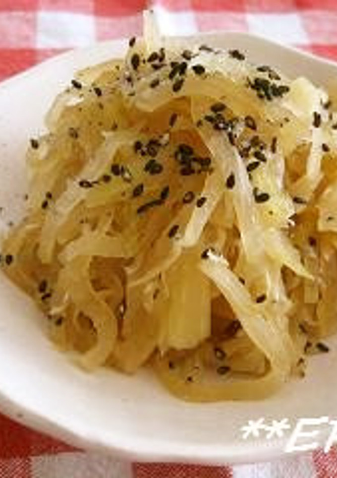 大根とセロリとじゃこの炒め煮～♪♪-レシピのメイン写真