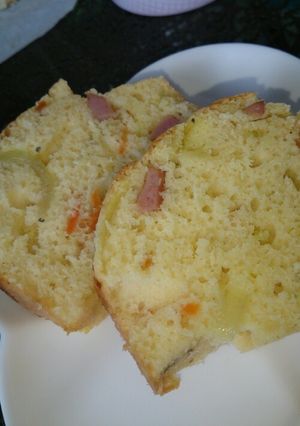 くず野菜の整理！HMでケークサレ-レシピのメイン写真