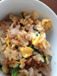 ほうれん草と豚肉のチャーハン-レシピのメイン写真