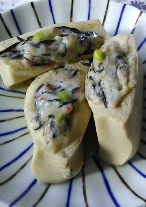 簡単!高野豆腐とすりみの煮物-レシピのメイン写真