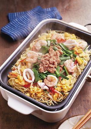 麺＆明太子♪パパパ焼きそば-レシピのメイン写真