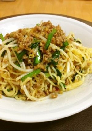 名古屋名物！？台湾ラーメン風焼きそば-レシピのメイン写真