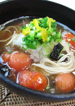 トマトにゅう麺　-レシピのメイン写真