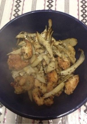 鶏皮とゴボウのゆかり炒め-レシピのメイン写真