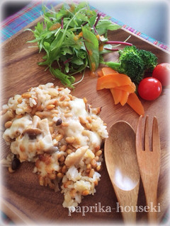 簡単♪納豆と味噌ソースで和風ドリア-レシピのメイン写真