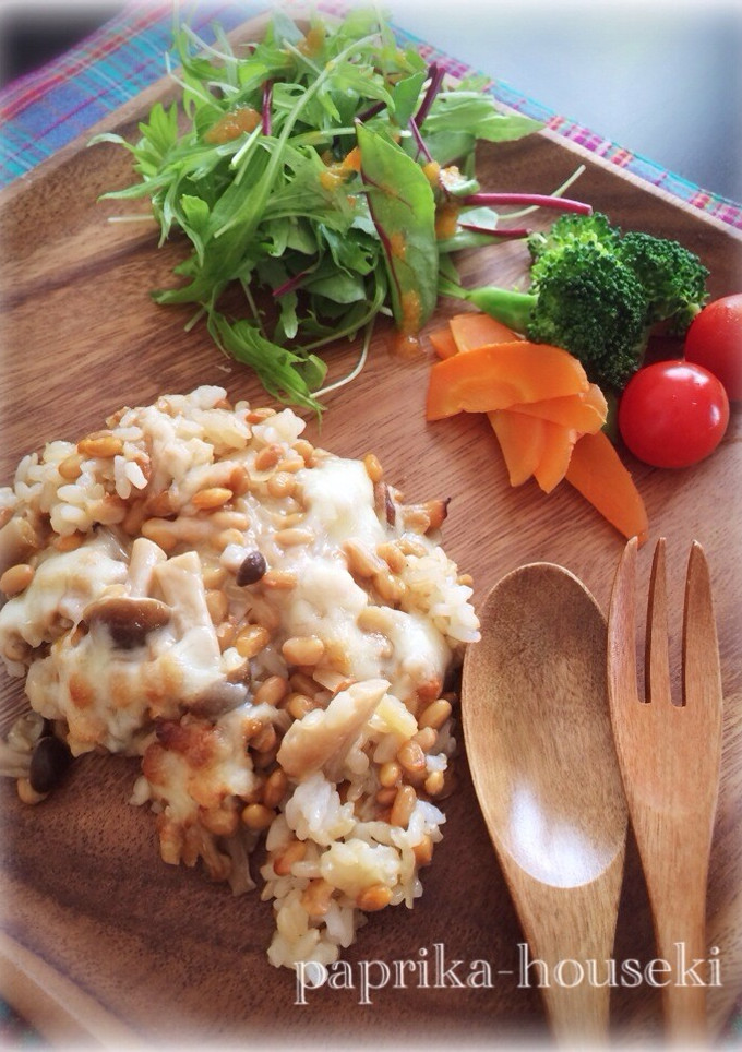 簡単♪納豆と味噌ソースで和風ドリア-レシピのメイン写真