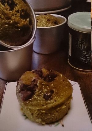 小倉抹茶蒸しパン-レシピのメイン写真
