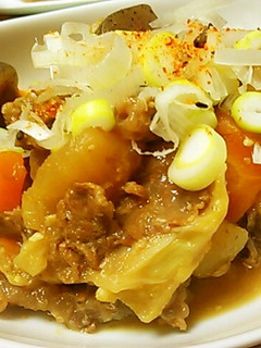圧力鍋でトロトロ!牛すじ大根の味噌煮込み-レシピのメイン写真