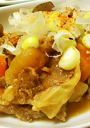 圧力鍋でトロトロ！牛すじ大根の味噌煮込み-レシピのメイン写真