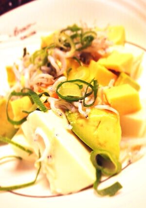 素材の味を楽しむ豆腐アボカドサラダ♡-レシピのメイン写真
