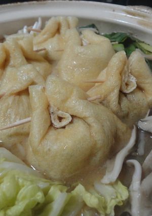 お餅消費!!鰯缶で巾着☆-レシピのメイン写真