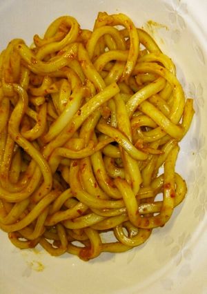 5分でウマウマ!キムチ焼きうどん-レシピのメイン写真