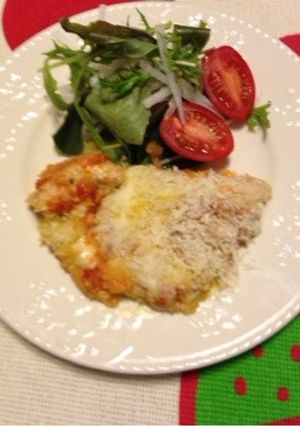 ささみのパン粉焼き♬トマトソース-レシピのメイン写真