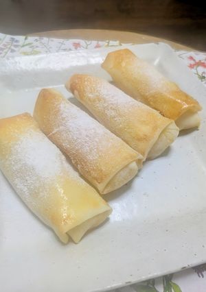 春巻きの皮で、アップルパイ-レシピのメイン写真
