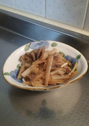 簡単 激安 大根の皮と豚肉炒め-レシピのメイン写真