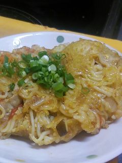 福井トマト餡入りかた焼きそば@マルチャン-レシピのメイン写真