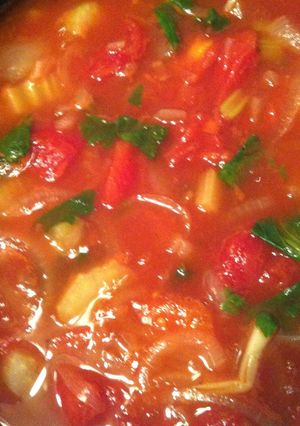 野菜たっぷりトマトスープ-レシピのメイン写真