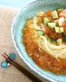 エボとアボカドのジュレラーメン