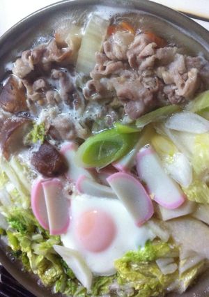 お疲れ様！あっさり、あったか鍋焼きうどん-レシピのメイン写真