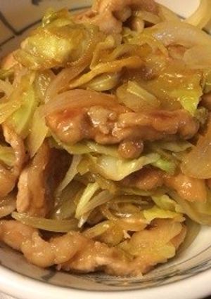 めんどくさい！野菜も一緒に豚生姜焼き-レシピのメイン写真