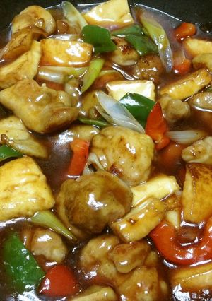 meiko風 鳥肉と厚揚げの甘酢あんかけ-レシピのメイン写真