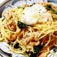 豚バラ×ほうれん草のみぞれスパゆず風味