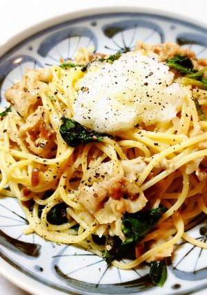豚バラ×ほうれん草のみぞれスパゆず風味-レシピのメイン写真