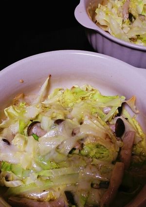 簡単!キャベツとしめじのオーブン焼き-レシピのメイン写真