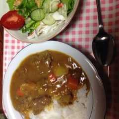 炊飯器で作る牛スジ♥カレー-レシピのメイン写真