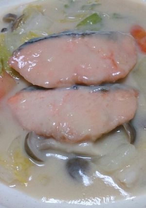 鮭と白菜のクリーム煮-レシピのメイン写真