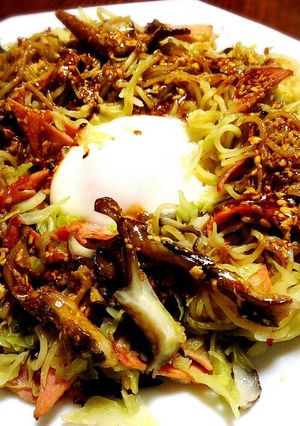 新潟焼きそば☆雪国まいたけ×雪下キャベツ-レシピのメイン写真