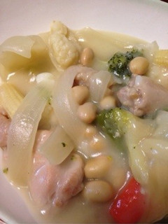 鶏肉シチュー☆手軽でヘルシーに。-レシピのメイン写真