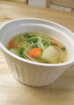 あったか♪洋風にゅうめん-レシピのメイン写真