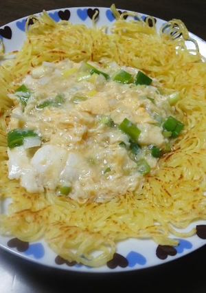 埼玉ネギであんかけ焼きそば-レシピのメイン写真