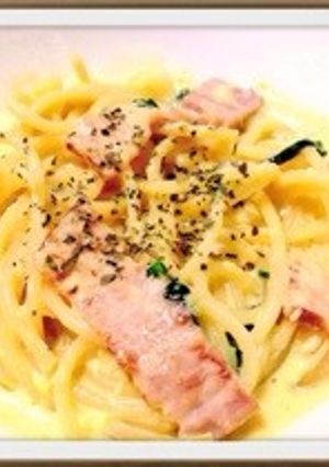 簡単で美味しいカルボナーラ(*^^*)！-レシピのメイン写真