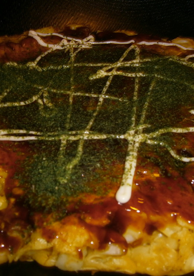 焼きそばインお好み焼き-レシピのメイン写真