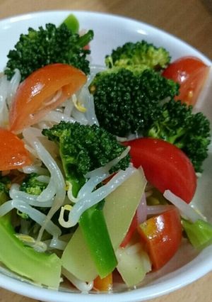 シンプル洋風もやしサラダ-レシピのメイン写真