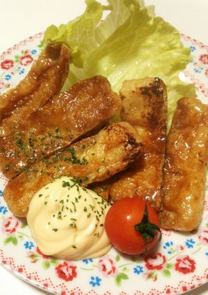 おかずに☆油揚げの照り焼きｽﾃｰｷ-レシピのメイン写真
