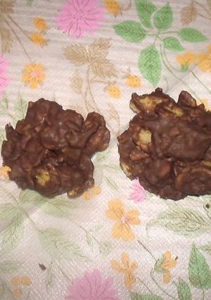 クランチチョコ@余ったコーンフレーク-レシピのメイン写真