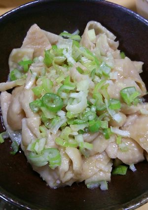 旦那レシピ☆鶏皮ねぎポン-レシピのメイン写真