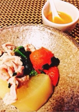 【15分】昆布茶で♡豚野菜しゃぶしゃぶ-レシピのメイン写真