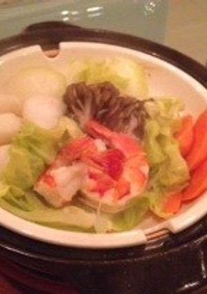 蒸し温野菜の胡麻だれぽんず鍋-レシピのメイン写真