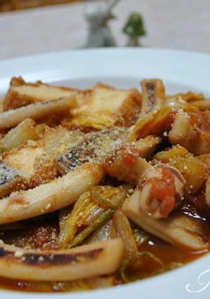 イカと白菜と厚揚げのトマト煮-レシピのメイン写真