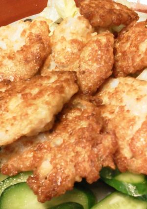 カリッ！ふわっ♥鳥ミンチの揚げ焼き-レシピのメイン写真