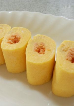お弁当に♪朝食に♪たらこ入り玉子焼き-レシピのメイン写真