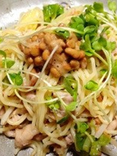 納豆塩焼きそば-レシピのメイン写真