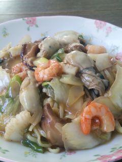 牡蠣の海鮮あんかけ焼きそば-レシピのメイン写真