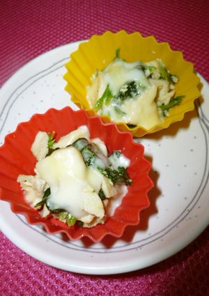 お弁当に♡鶏とほうれん草のチーズがけ-レシピのメイン写真