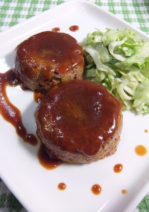 ヘルシー!焼かないハンバーグ-レシピのメイン写真