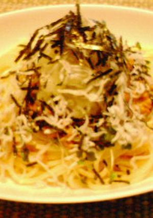 和風!おろししらすの納豆パスタ-レシピのメイン写真